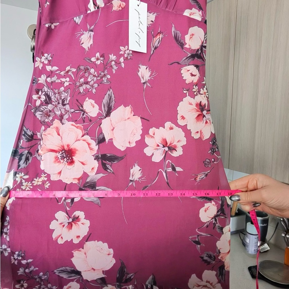 NWT Petal & Pup Irelynn Ruffle Convertible Floral Maxi Dress XS - Picture 16 of 16